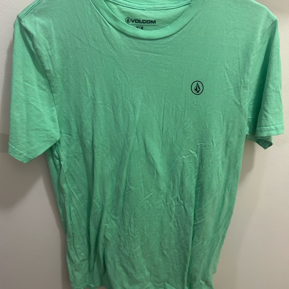 Volcom Men's Mint Green Short Sleeve Tee